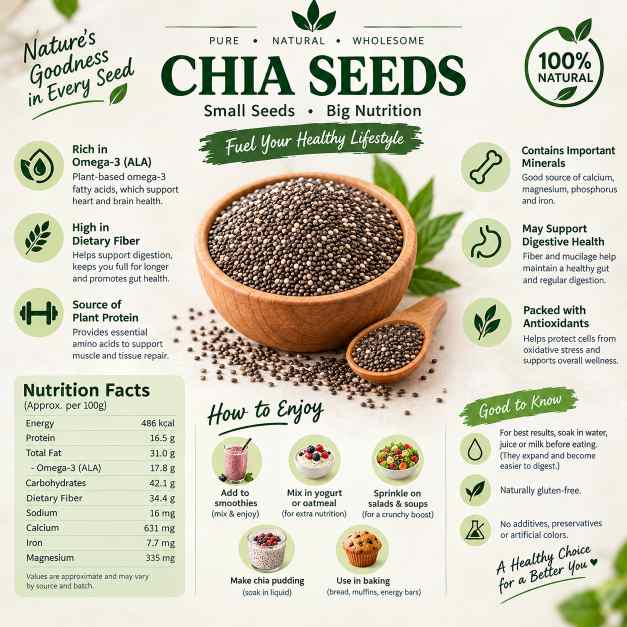 Chia Seeds (چیاسیڈ)
